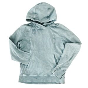 Lululemon Scuba Pullover - Washed Blue Charcoal - 4 - EUC